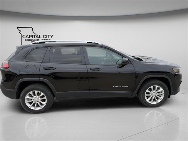 used 2021 Jeep Cherokee car, priced at $15,656