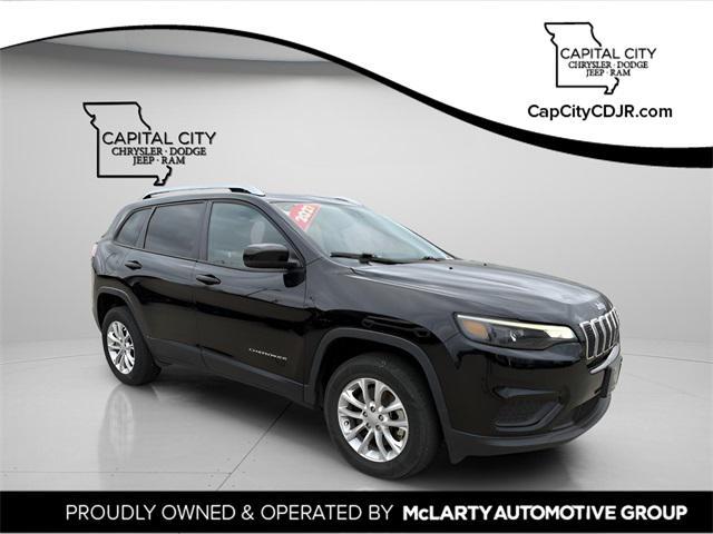 used 2021 Jeep Cherokee car, priced at $15,656