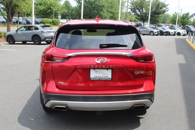 used 2022 INFINITI QX50 car, priced at $36,243