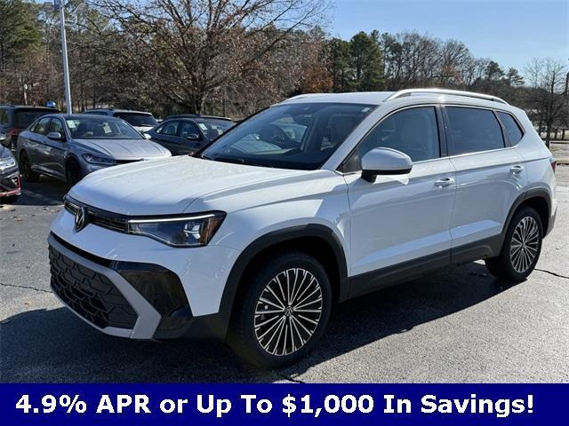 new 2025 Volkswagen Taos car, priced at $29,020