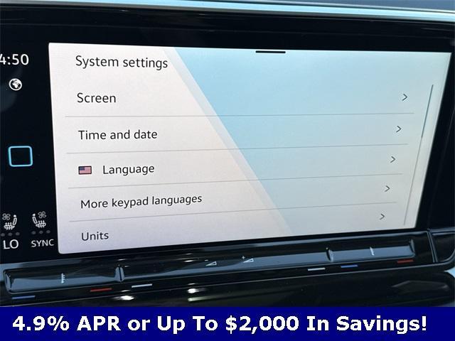 new 2025 Volkswagen Atlas car, priced at $51,199