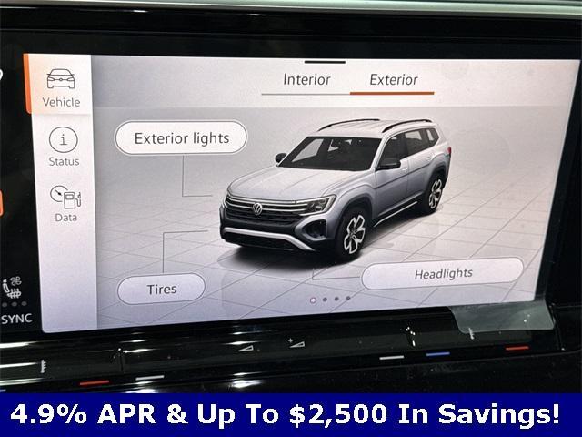 new 2025 Volkswagen Atlas car, priced at $46,448