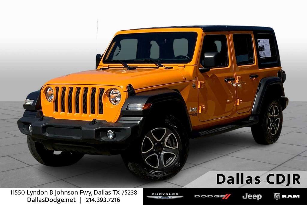 used 2021 Jeep Wrangler Unlimited car, priced at $31,832
