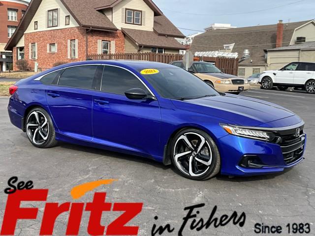 used 2021 Honda Accord car, priced at $23,450