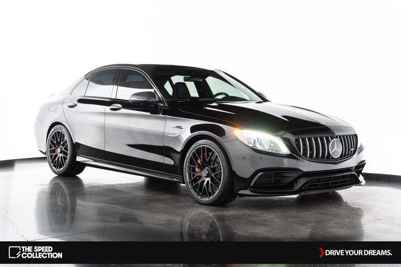 used 2020 Mercedes-Benz AMG C 63 car, priced at $63,990