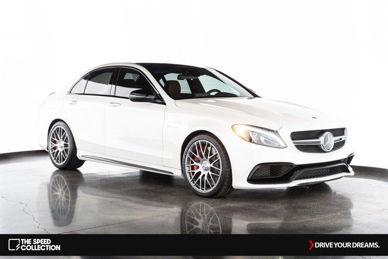 used 2018 Mercedes-Benz AMG C 63 car, priced at $64,990