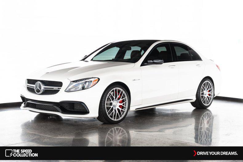 used 2018 Mercedes-Benz AMG C 63 car, priced at $64,990
