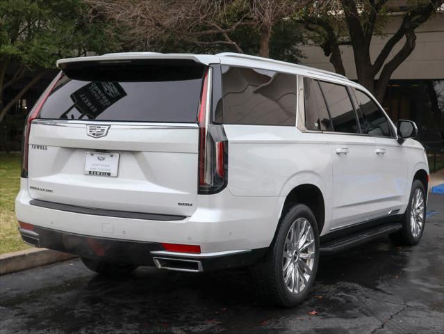 used 2022 Cadillac Escalade ESV car, priced at $68,428