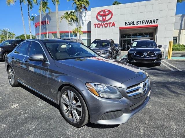 used 2018 Mercedes-Benz C-Class car, priced at $19,459