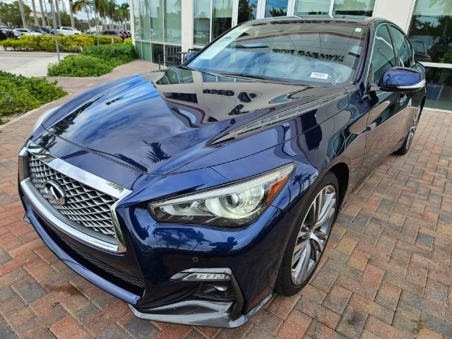 used 2021 INFINITI Q50 car, priced at $22,595