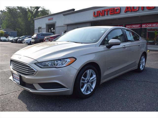 used 2018 Ford Fusion Hybrid car, priced at $15,495