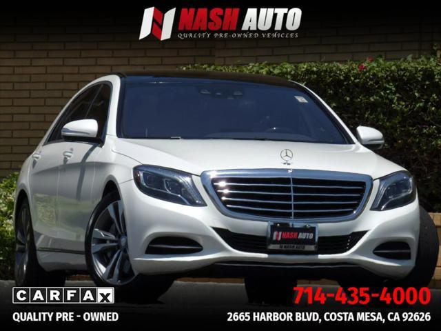 used 2015 Mercedes-Benz S-Class car, priced at $25,490