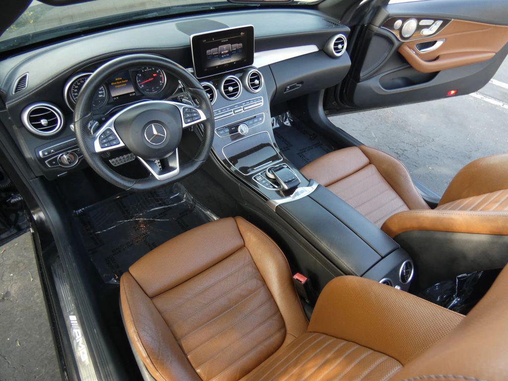 used 2017 Mercedes-Benz AMG C 43 car, priced at $28,990