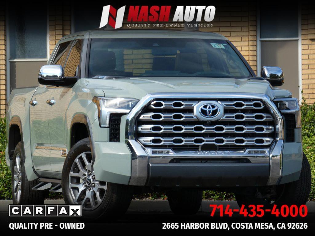 used 2024 Toyota Tundra Hybrid car, priced at $57,990