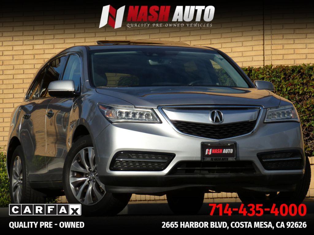 used 2016 Acura MDX car, priced at $14,990