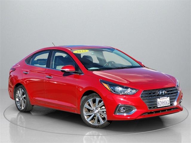 used 2022 Hyundai Accent car, priced at $17,550