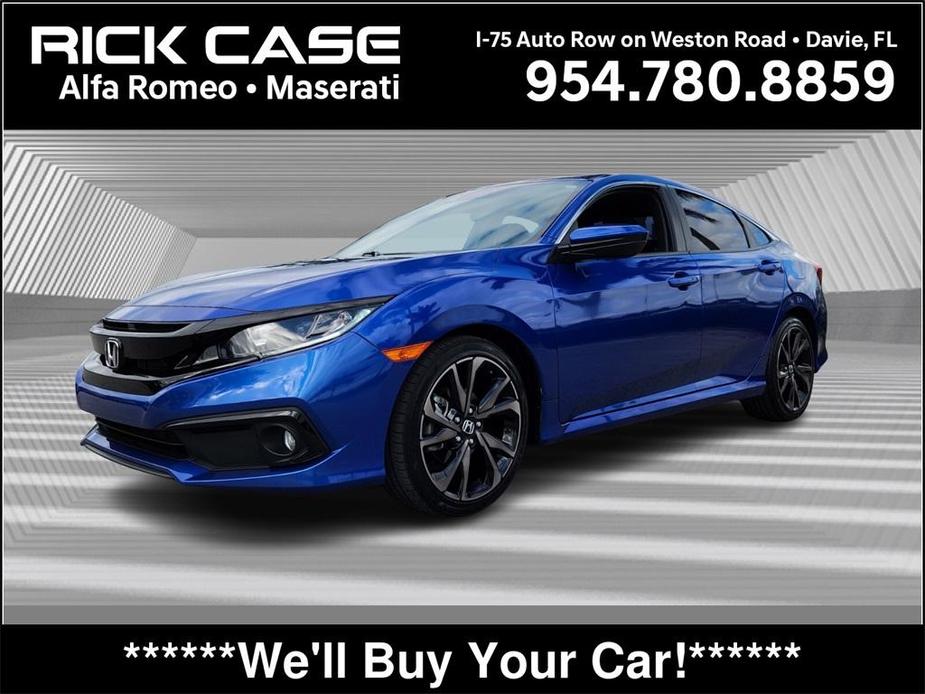 used 2021 Honda Civic car, priced at $19,989