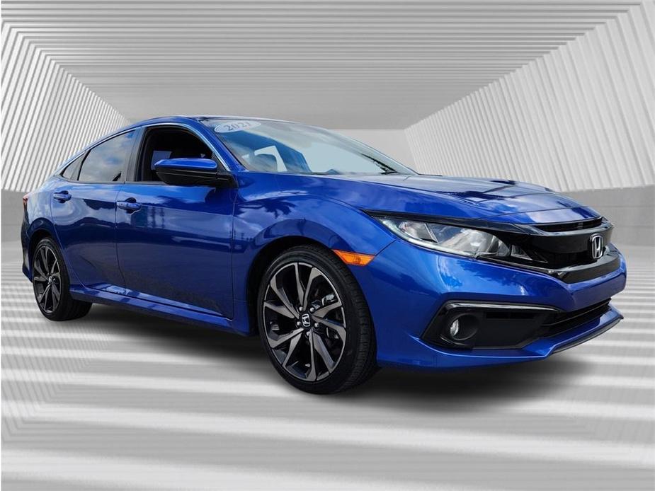 used 2021 Honda Civic car, priced at $19,989