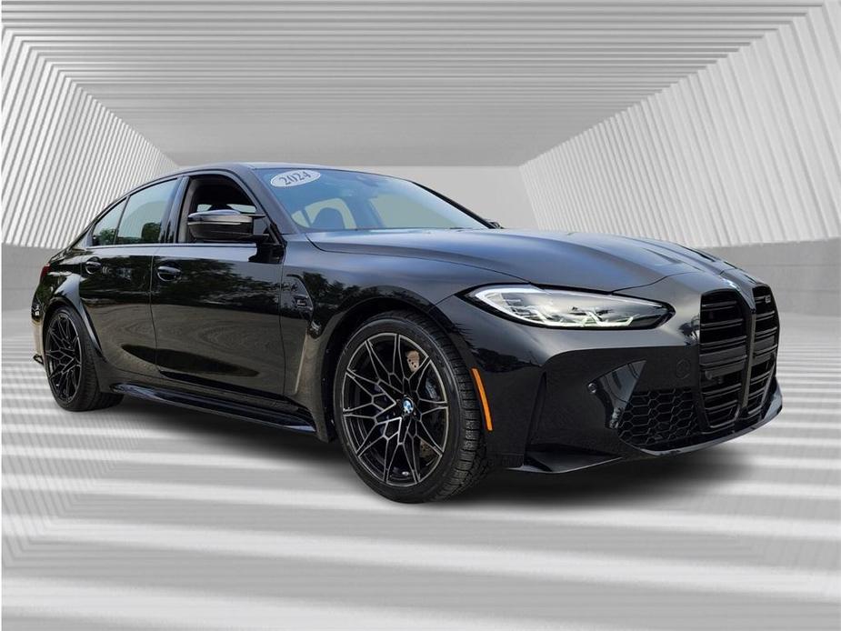 used 2024 BMW M3 car, priced at $82,595