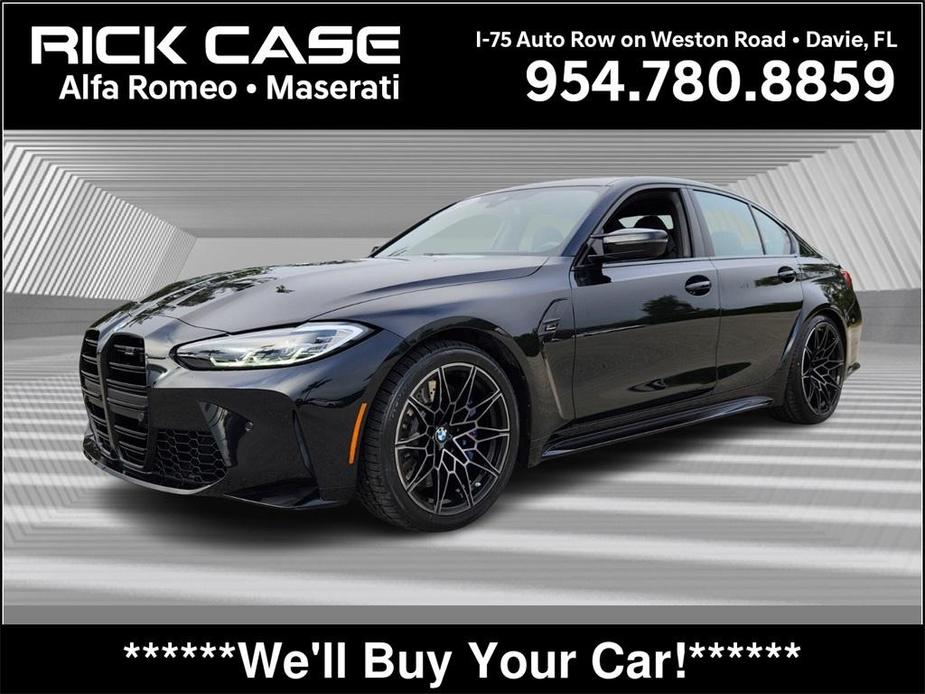 used 2024 BMW M3 car, priced at $83,595