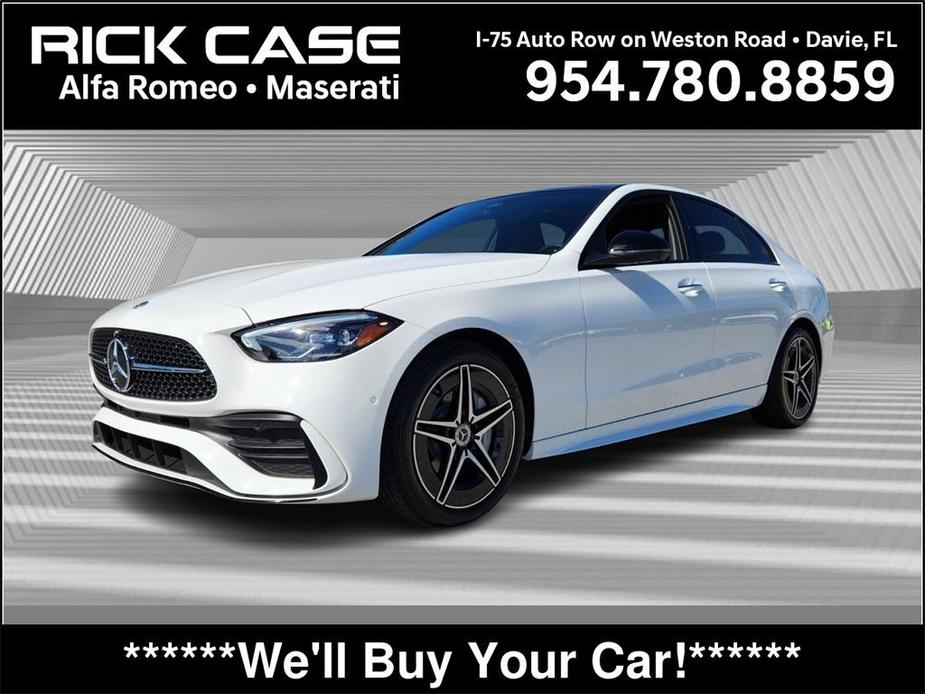 used 2024 Mercedes-Benz C-Class car, priced at $46,877