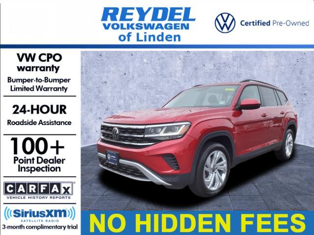 used 2021 Volkswagen Atlas car, priced at $27,989