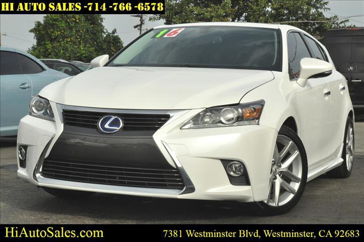 used 2016 Lexus CT 200h car, priced at $17,998