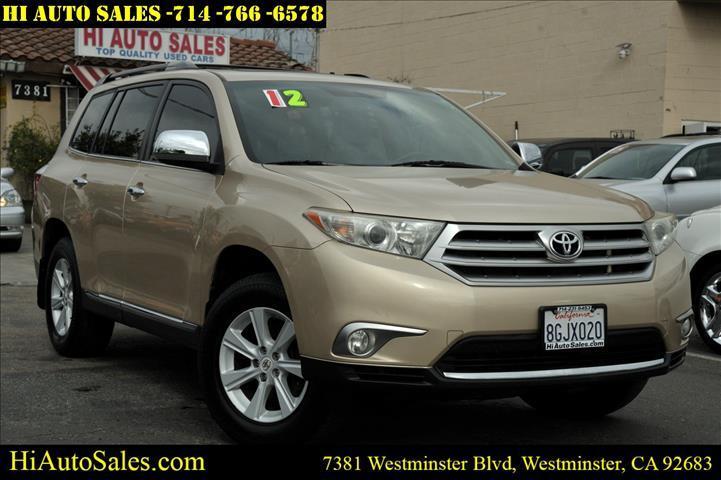 used 2012 Toyota Highlander car, priced at $13,498