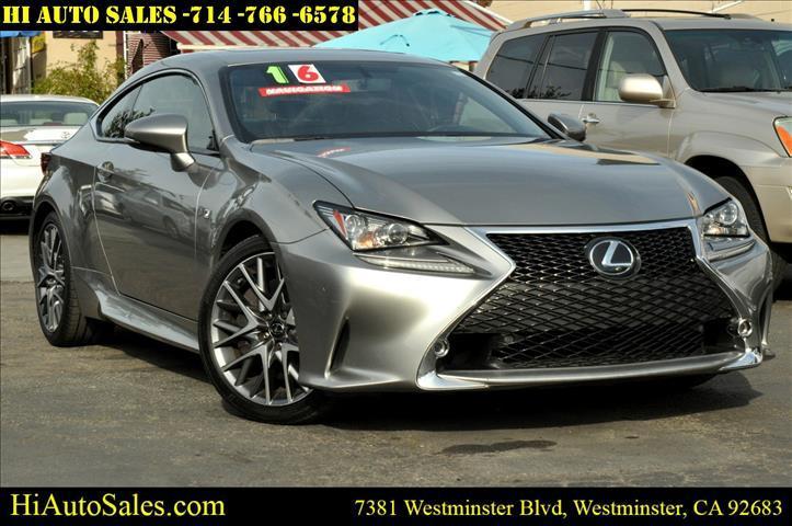 used 2016 Lexus RC 350 car, priced at $23,998