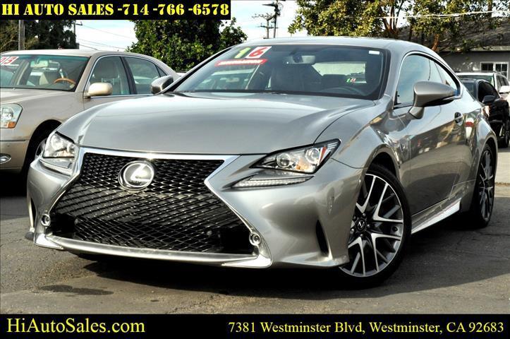 used 2016 Lexus RC 350 car, priced at $23,998