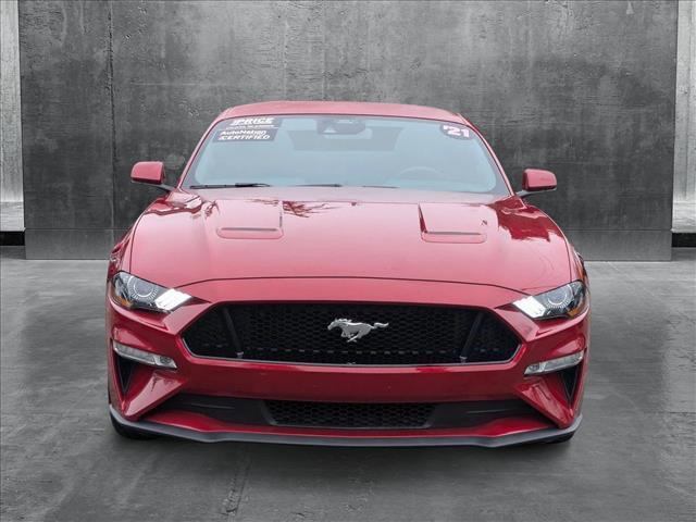 used 2021 Ford Mustang car, priced at $34,995