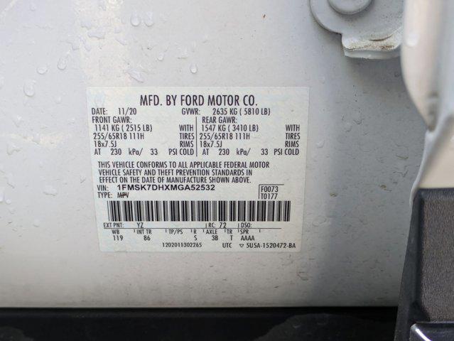 used 2021 Ford Explorer car, priced at $24,995