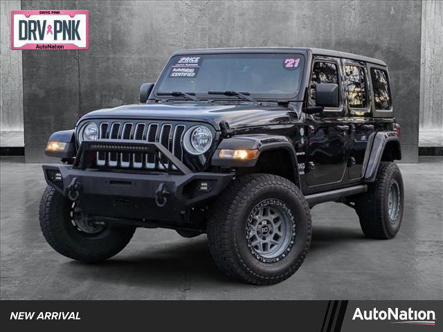 used 2021 Jeep Wrangler Unlimited car, priced at $33,490