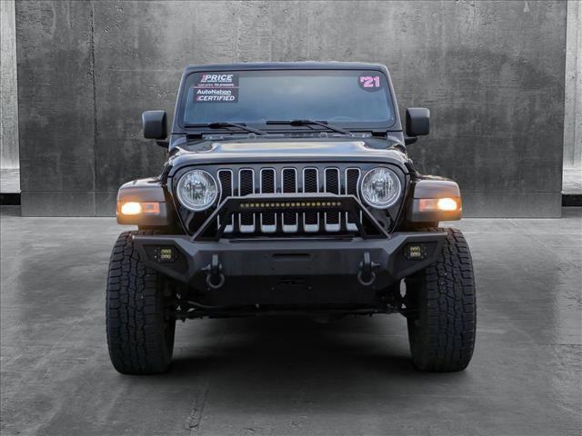 used 2021 Jeep Wrangler Unlimited car, priced at $33,490