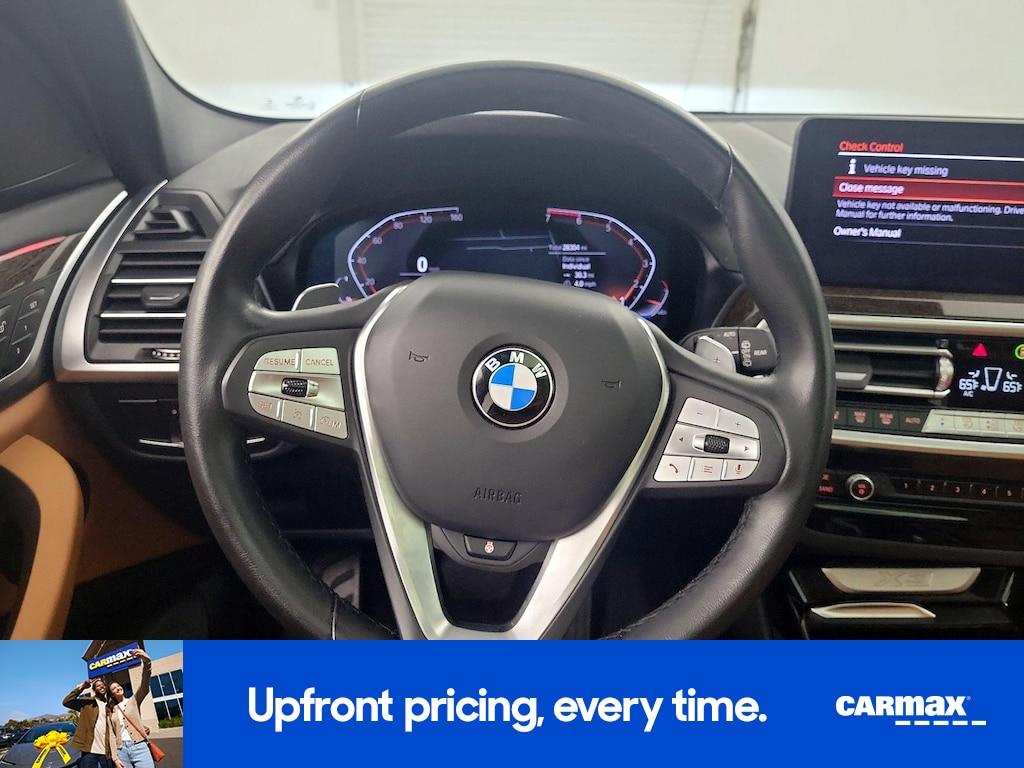 used 2022 BMW X3 car, priced at $33,998