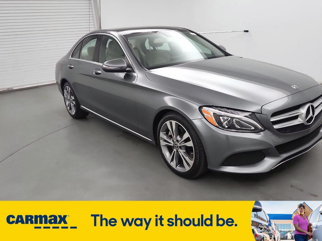 used 2018 Mercedes-Benz C-Class car, priced at $20,998