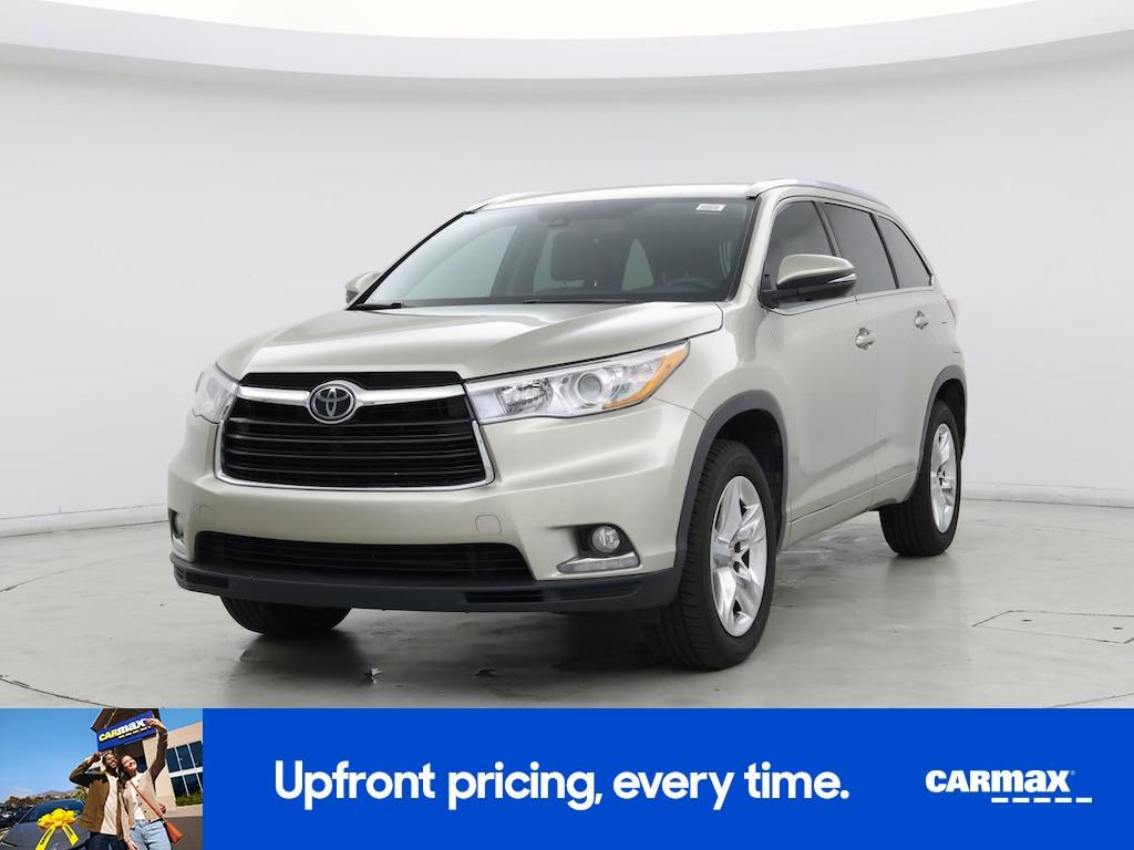 used 2015 Toyota Highlander car, priced at $19,998