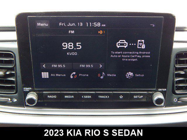 used 2023 Kia Rio car, priced at $17,385