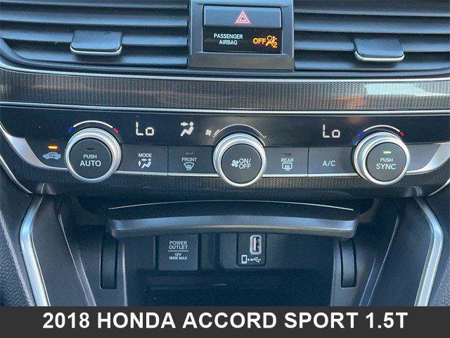 used 2018 Honda Accord car, priced at $20,401