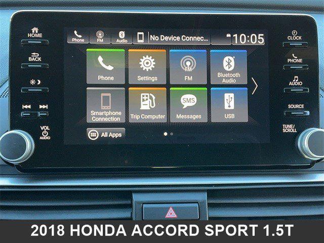 used 2018 Honda Accord car, priced at $20,401