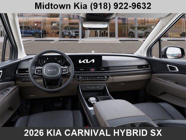 new 2026 Kia Carnival Hybrid car, priced at $49,358