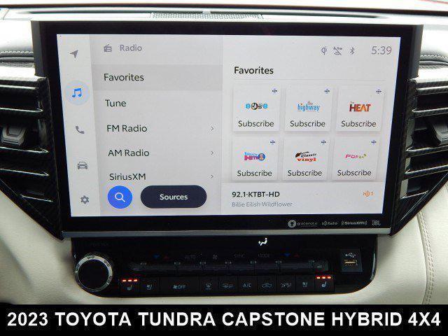 used 2023 Toyota Tundra Hybrid car, priced at $58,089