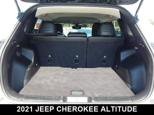 used 2021 Jeep Cherokee car, priced at $17,542
