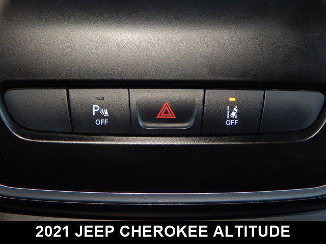 used 2021 Jeep Cherokee car, priced at $17,542
