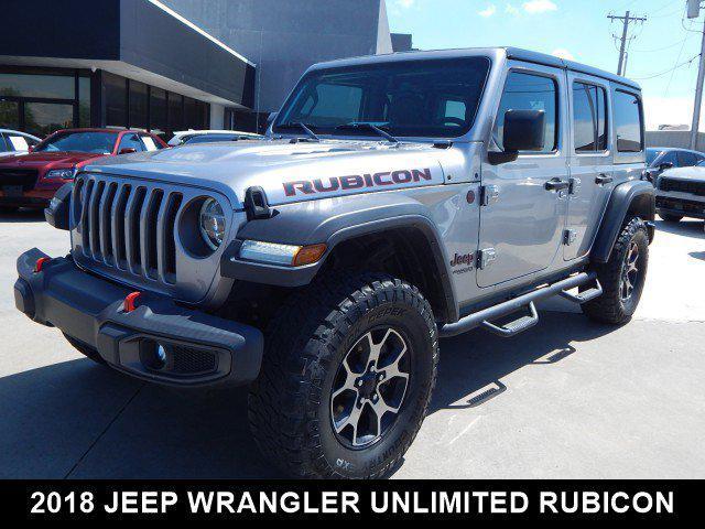 used 2018 Jeep Wrangler Unlimited car, priced at $28,923