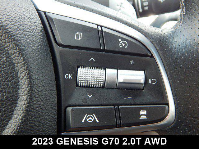 used 2023 Genesis G70 car, priced at $27,743