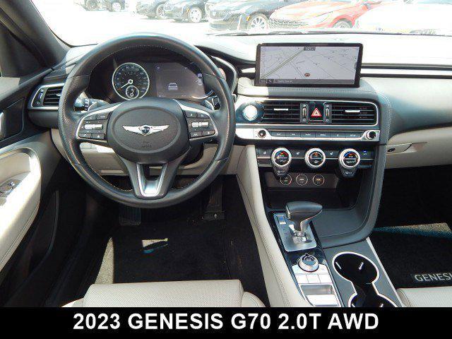 used 2023 Genesis G70 car, priced at $27,743