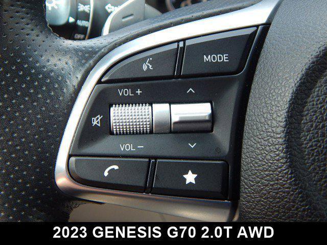 used 2023 Genesis G70 car, priced at $27,743