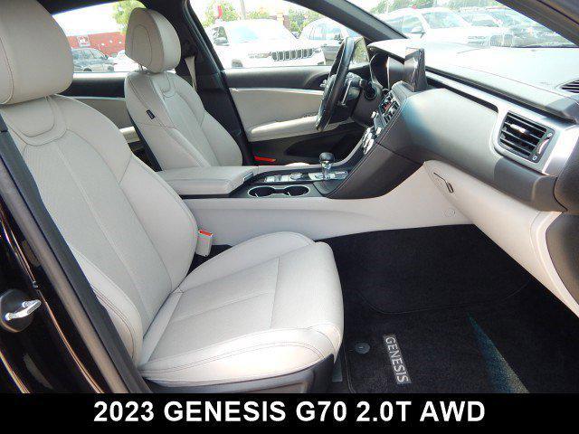 used 2023 Genesis G70 car, priced at $27,743