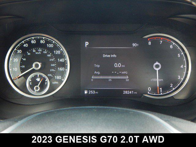 used 2023 Genesis G70 car, priced at $27,743
